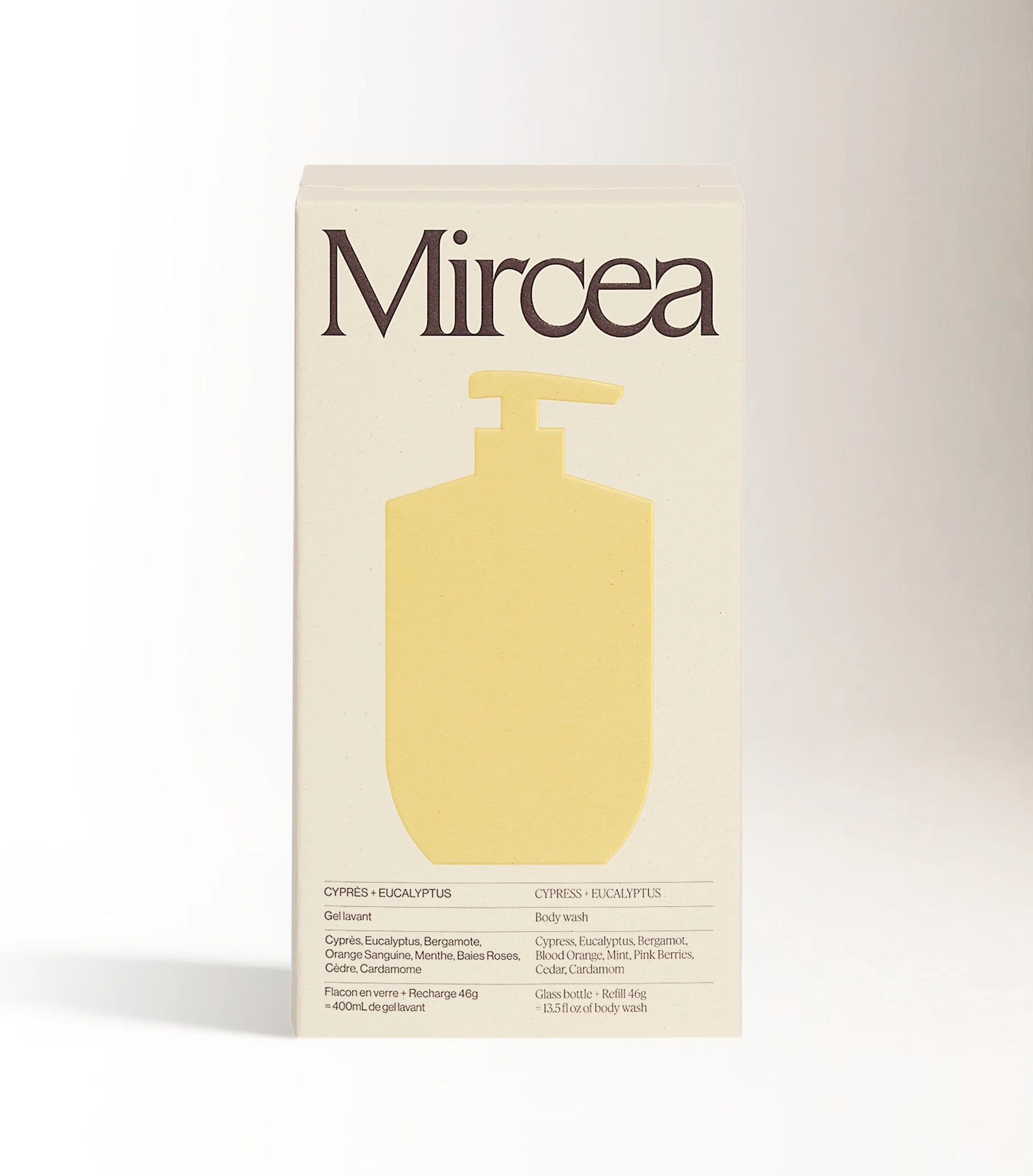 Mircea Bodywash Packaging Cypress Eucalyptus